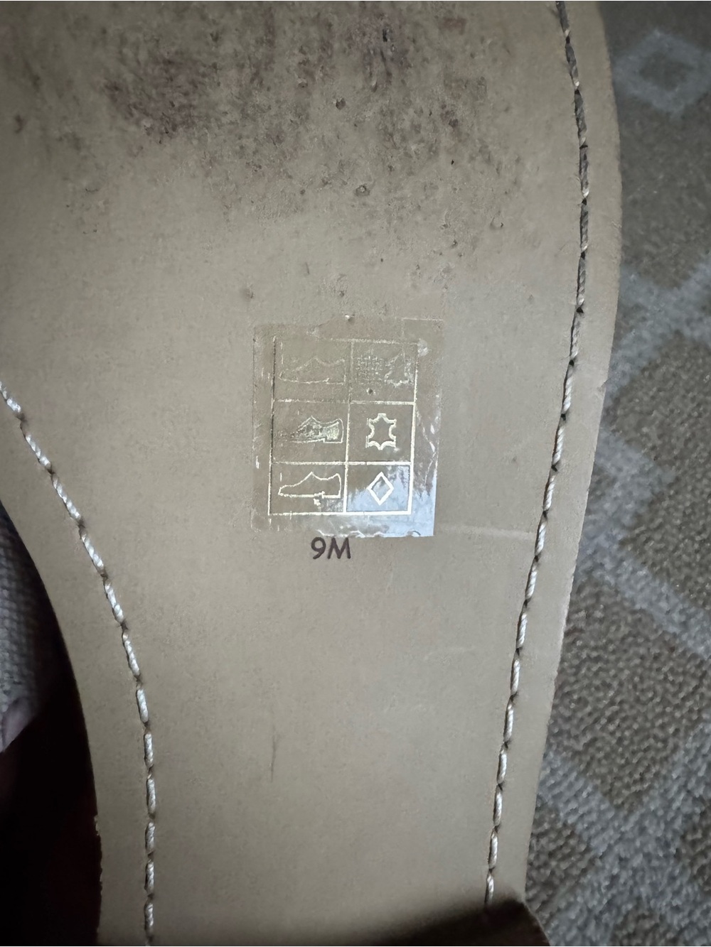 Jack Rogers Spartina Mermaid Thong Flip Flop Sandals Pink Ivory Leather Linen 9 - Picture 12 of 14